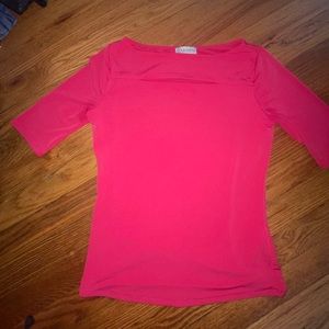 Pink top with chest cut out